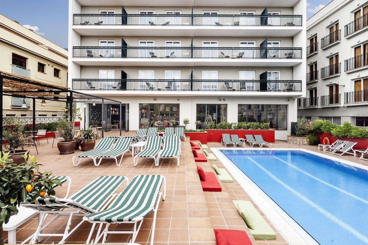 Aqua Hotel Bertran Park Lloret de Mar Exterior foto